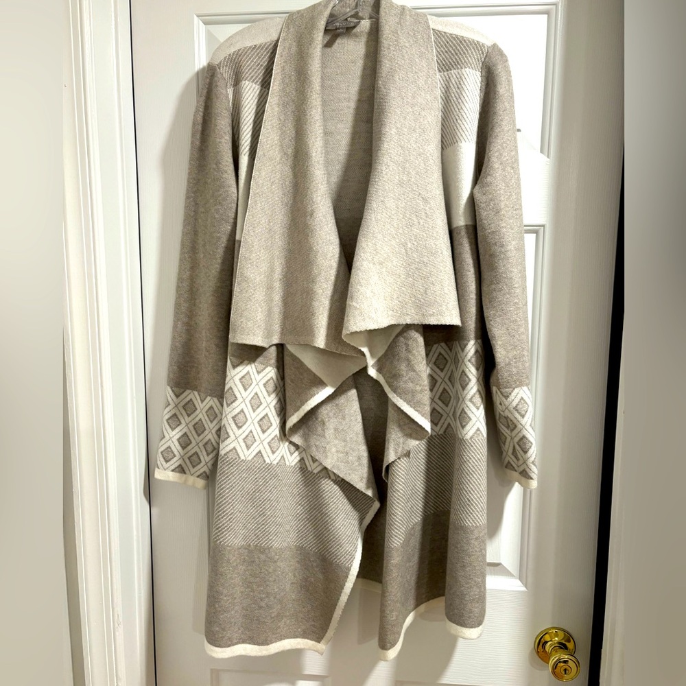 Evolution By Cyrus Open Drape Front Cardigan Swea… - image 1